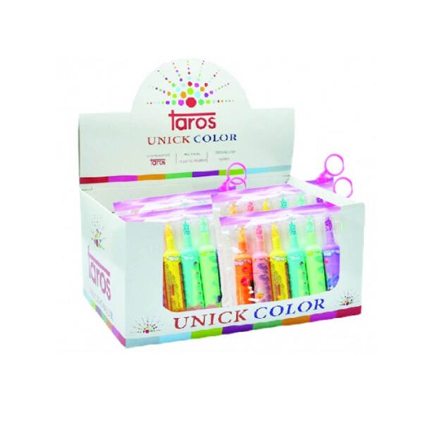 Taros Unick Color Soft Galaxy 6`lı Fosforlu Kalem 